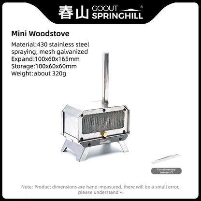 Goout Springhill Mini Wood Stove  Portable Folding Incense Burner  Mosquito Repellent For Camping O 7
