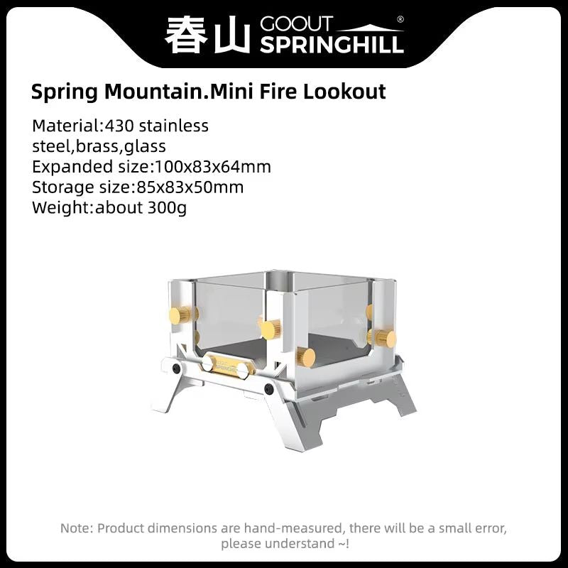 Goout Springhill Mini Wood Stove  Portable Folding Incense Burner  Mosquito Repellent For Camping O 8