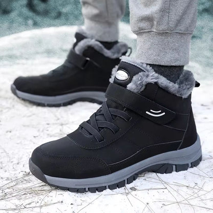 Womens Winter Snow Boots  Warm Fur Lined Platform Ankle Boots With NonSlip Sole For Outdoor Hiking  1