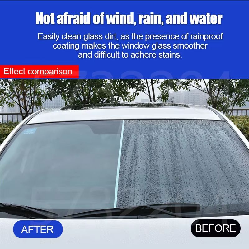 Car Glass Anti Rain Spray Nano Coating Hydrophobic Waterproof Agent For Clear Visibility And Oil Fi 1