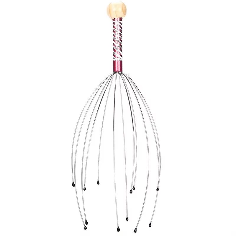 Stainless Steel Octopus Head Massager  Scalp Scratcher And Relaxation Claw For Stress Relief And It 5