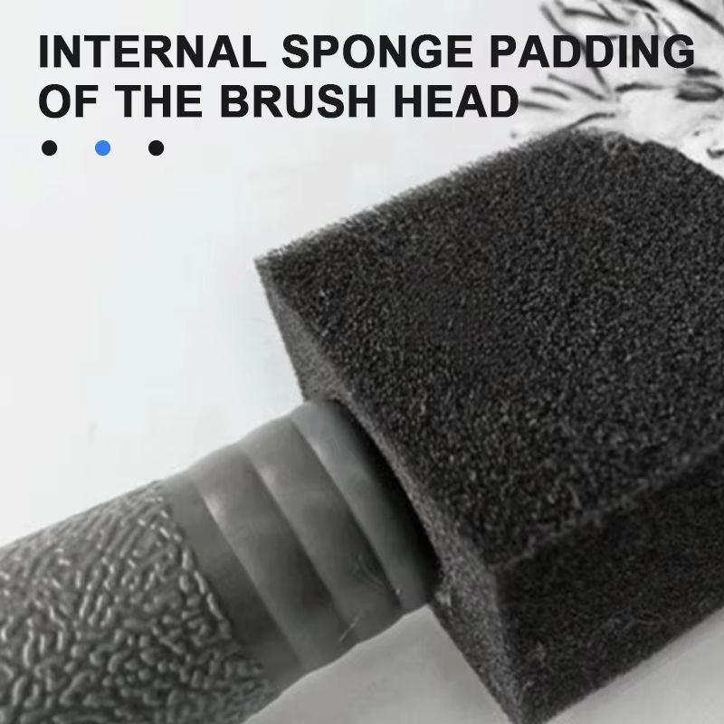 SEAMETAL Car Wheel Tire Rim Cleaning Brush  Portable Plush Hub Detailing Brush For Dust And Dirt Re 3