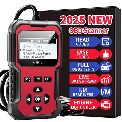 Car OBD2 Scanner Diagnostic Tool  Engine Fault Code Reader For All OBD II Protocol Cars 7