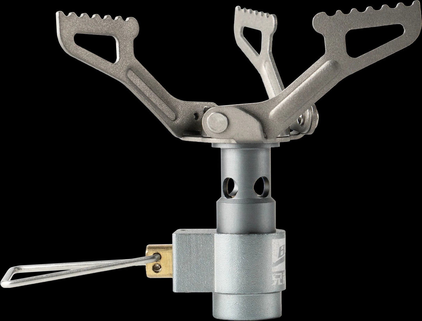 Titanium Mini Camping Gas Burner Pocket Stove Lightweight Portable Outdoor Cooking Furnace 3