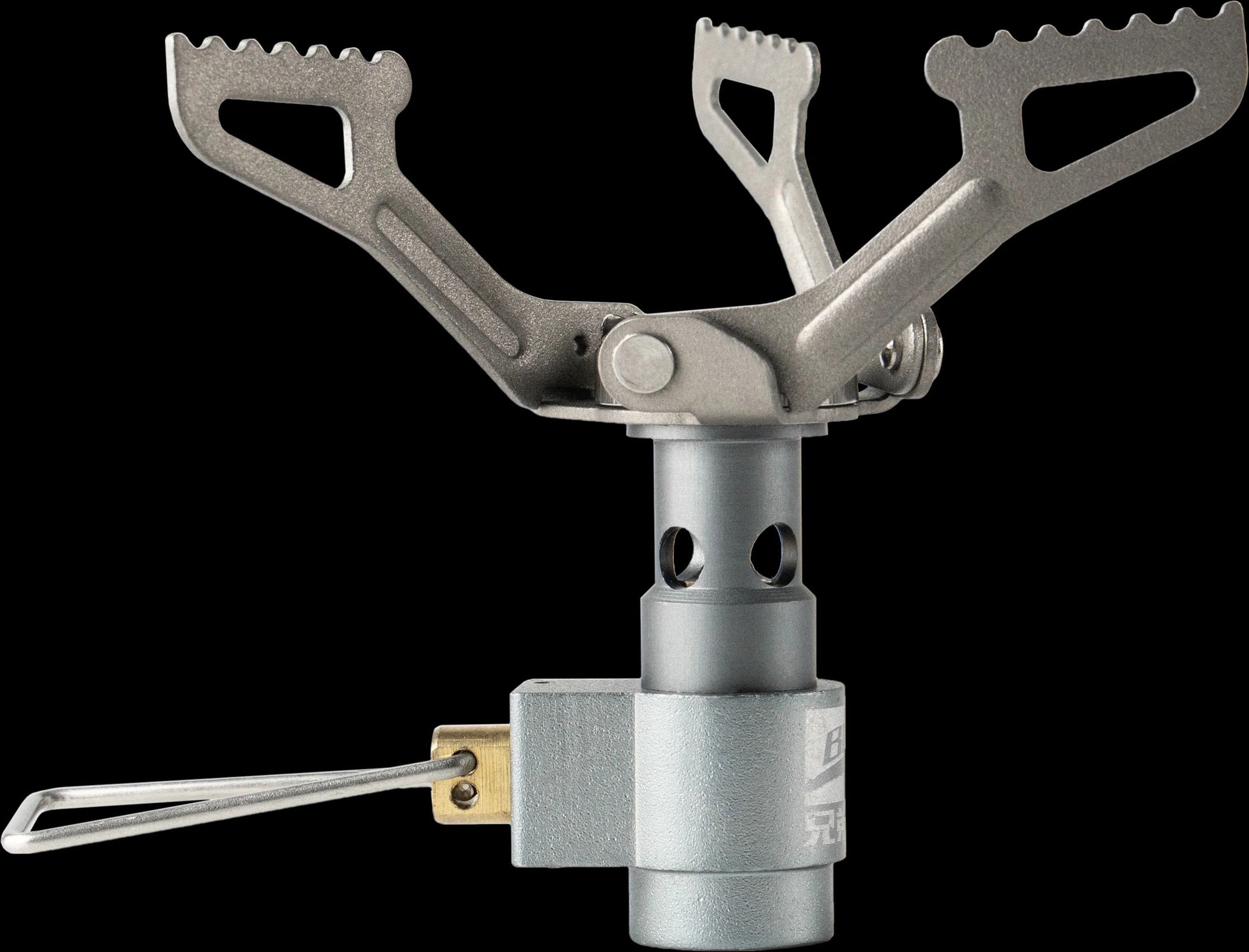 Titanium Mini Camping Gas Burner Pocket Stove Lightweight Portable Outdoor Cooking Furnace 3