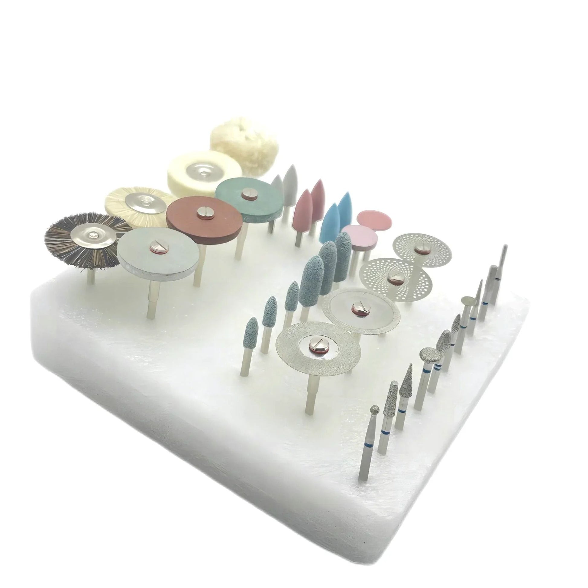 35Piece Dental HP Grinding And Polishing Kit For Ceramic And Porcelain 5