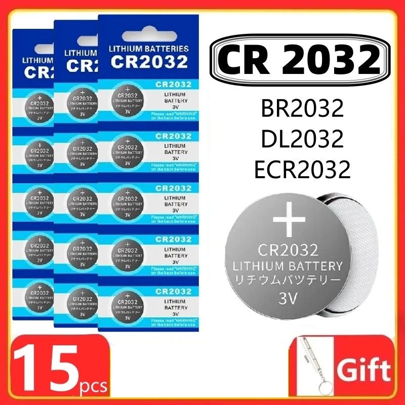 CR2032 Lithium Button Batteries 3V For Everyday Devices 9