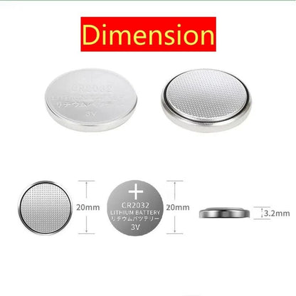 CR2032 Lithium Button Batteries 3V For Everyday Devices 2