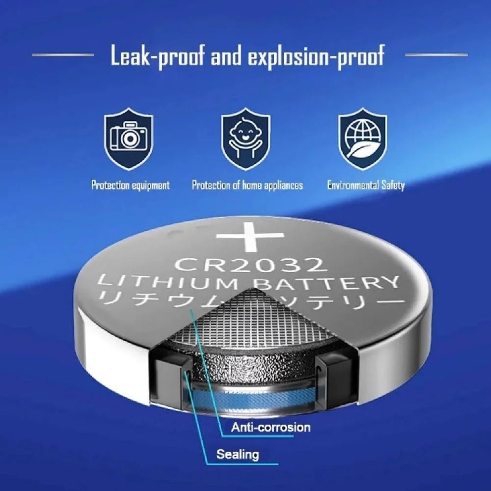 CR2032 Lithium Button Batteries 3V For Everyday Devices 3