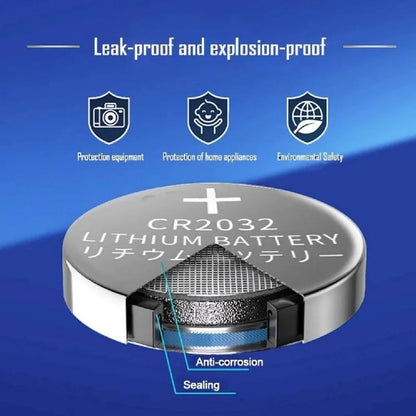 CR2032 Lithium Button Batteries 3V For Everyday Devices 3