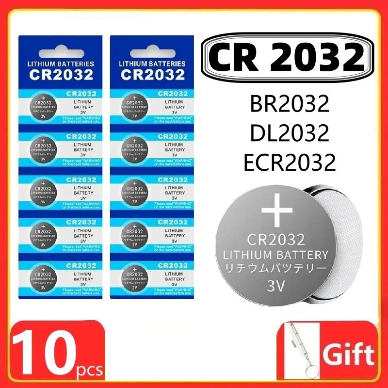 CR2032 Lithium Button Batteries 3V For Everyday Devices 8