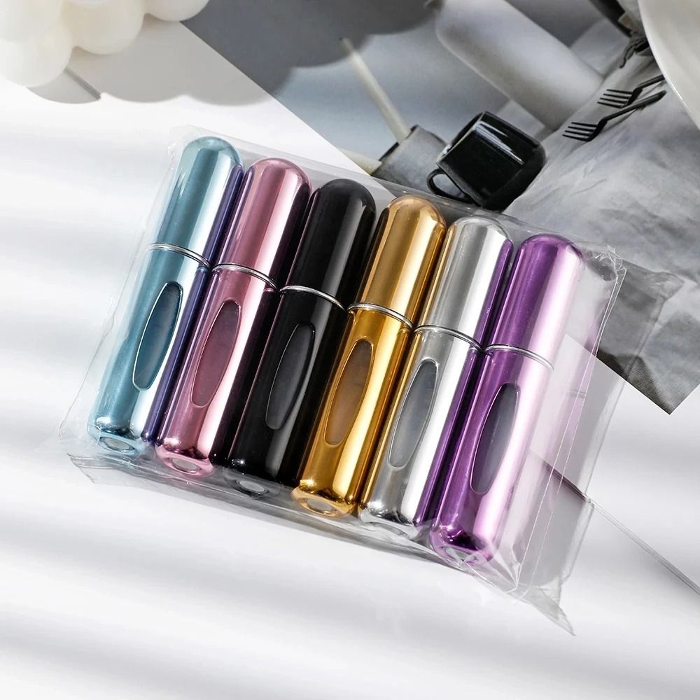 Portable 5ml Refillable Perfume Spray Bottle Set For Travel 6