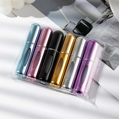 Portable 5ml Refillable Perfume Spray Bottle Set For Travel 6