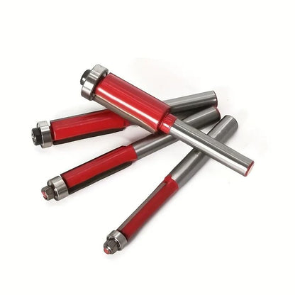 Premium 4 Piece Woodworking Router Bit Set For Smooth Cutting And Detailing 2