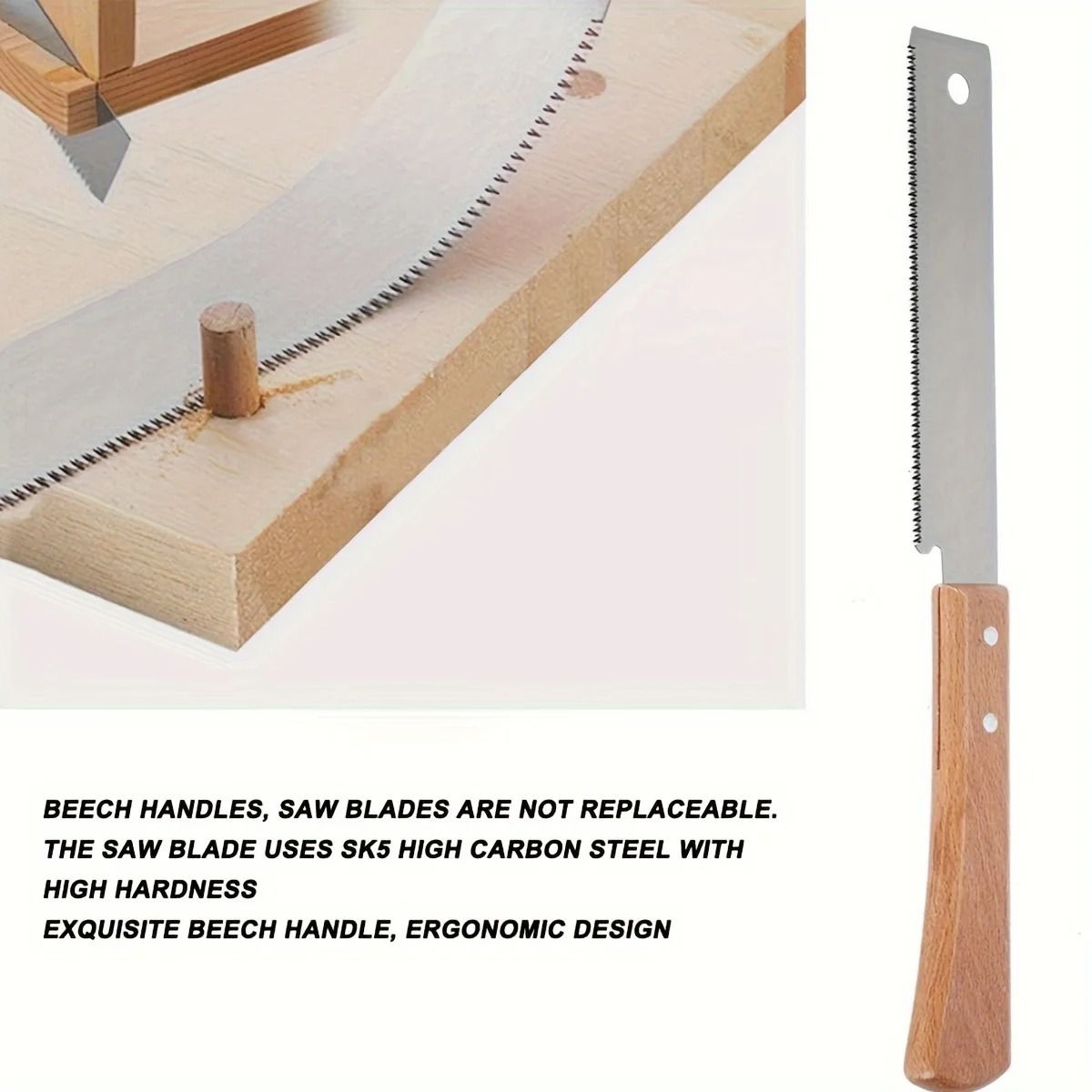 12 Inch Flush Cut Hand Saw For Woodworking And Trim 2