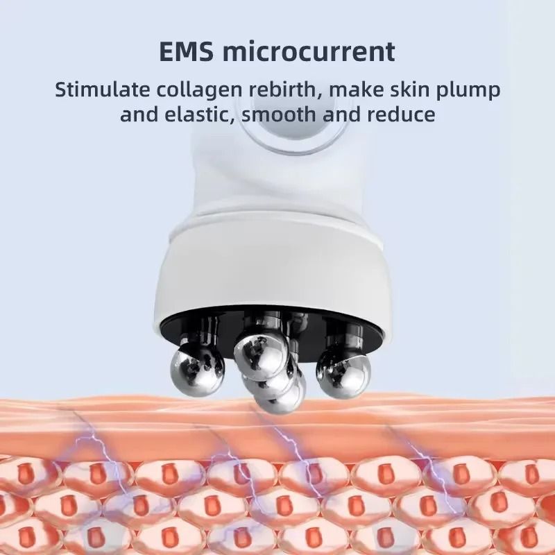 3 In 1 RF EMS Facial Roller Massager For Skin Lifting 4