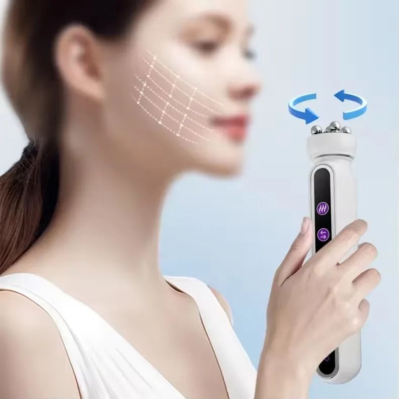 3 In 1 RF EMS Facial Roller Massager For Skin Lifting 5