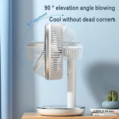 Rechargeable 7200 MAh Portable Desktop Fan For Home And Office 4