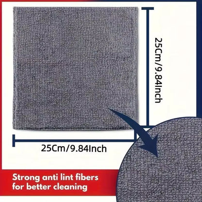 Thick LintFree Microfiber Cleaning Cloths  Ultra Absorbent Reusable Towels For Car Glass And Home 2