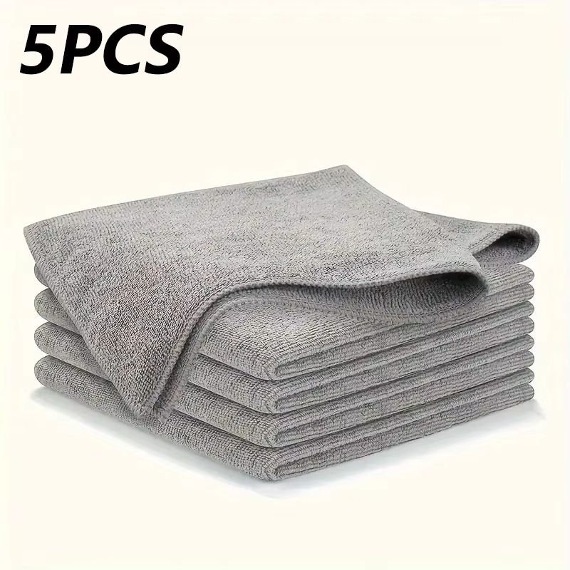 Thick LintFree Microfiber Cleaning Cloths  Ultra Absorbent Reusable Towels For Car Glass And Home 5