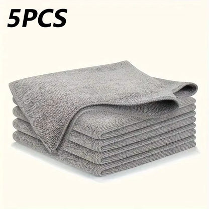 Thick LintFree Microfiber Cleaning Cloths  Ultra Absorbent Reusable Towels For Car Glass And Home 5