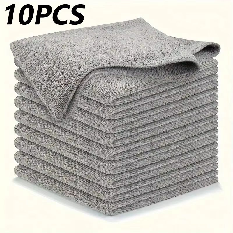 Thick LintFree Microfiber Cleaning Cloths  Ultra Absorbent Reusable Towels For Car Glass And Home 6