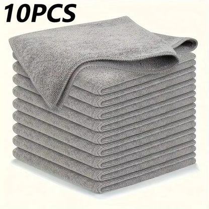 Thick LintFree Microfiber Cleaning Cloths  Ultra Absorbent Reusable Towels For Car Glass And Home 6
