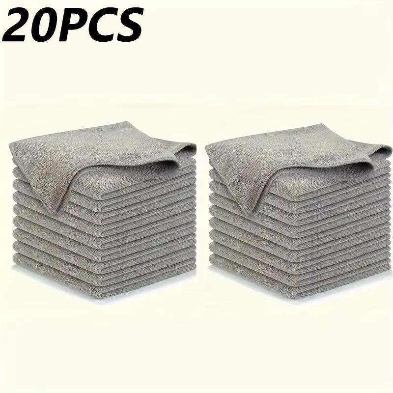 Thick LintFree Microfiber Cleaning Cloths  Ultra Absorbent Reusable Towels For Car Glass And Home 7