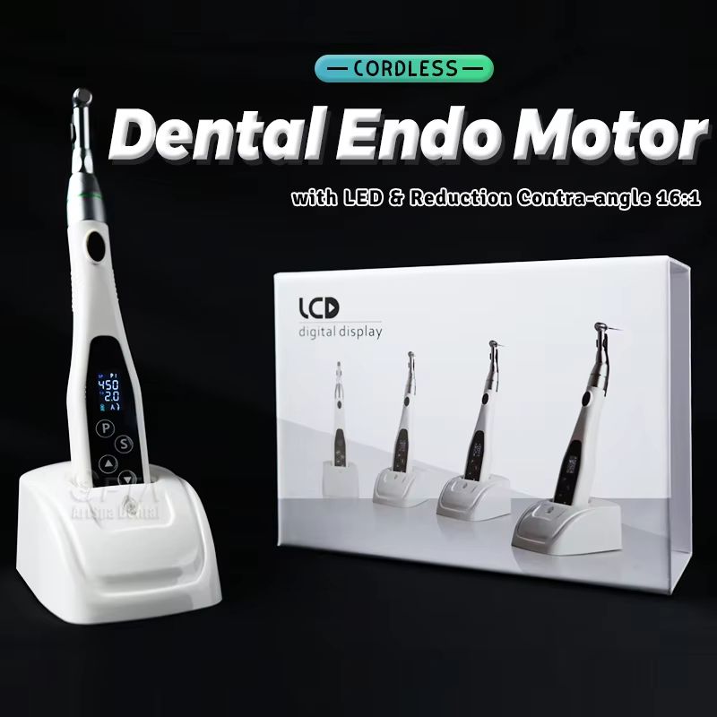 SPTA ProCordless 16 to 1 LED Endo Motor – Cordless Root Canal Handpiece