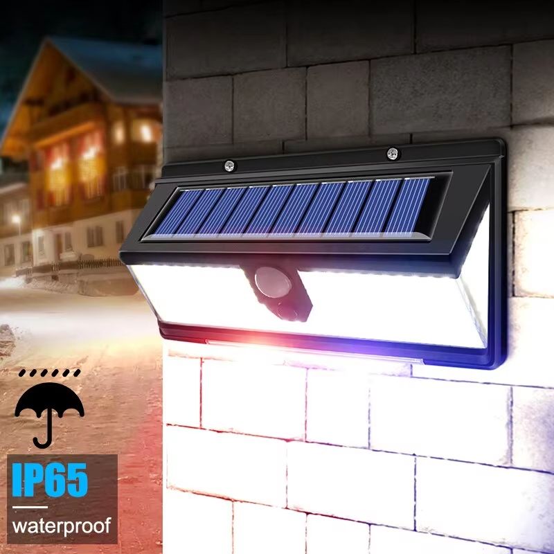190 LED Solar Motion Sensor Light  Outdoor Waterproof Wall Lamp With 4 Lighting Modes For Garden Ya 4