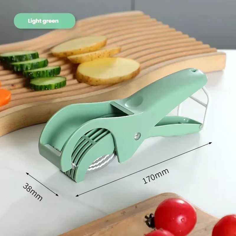 HooFun Stainless Steel Vegetable  Fruit Slicer  MultiFunctional Kitchen Tool For Effortless Salad P 5