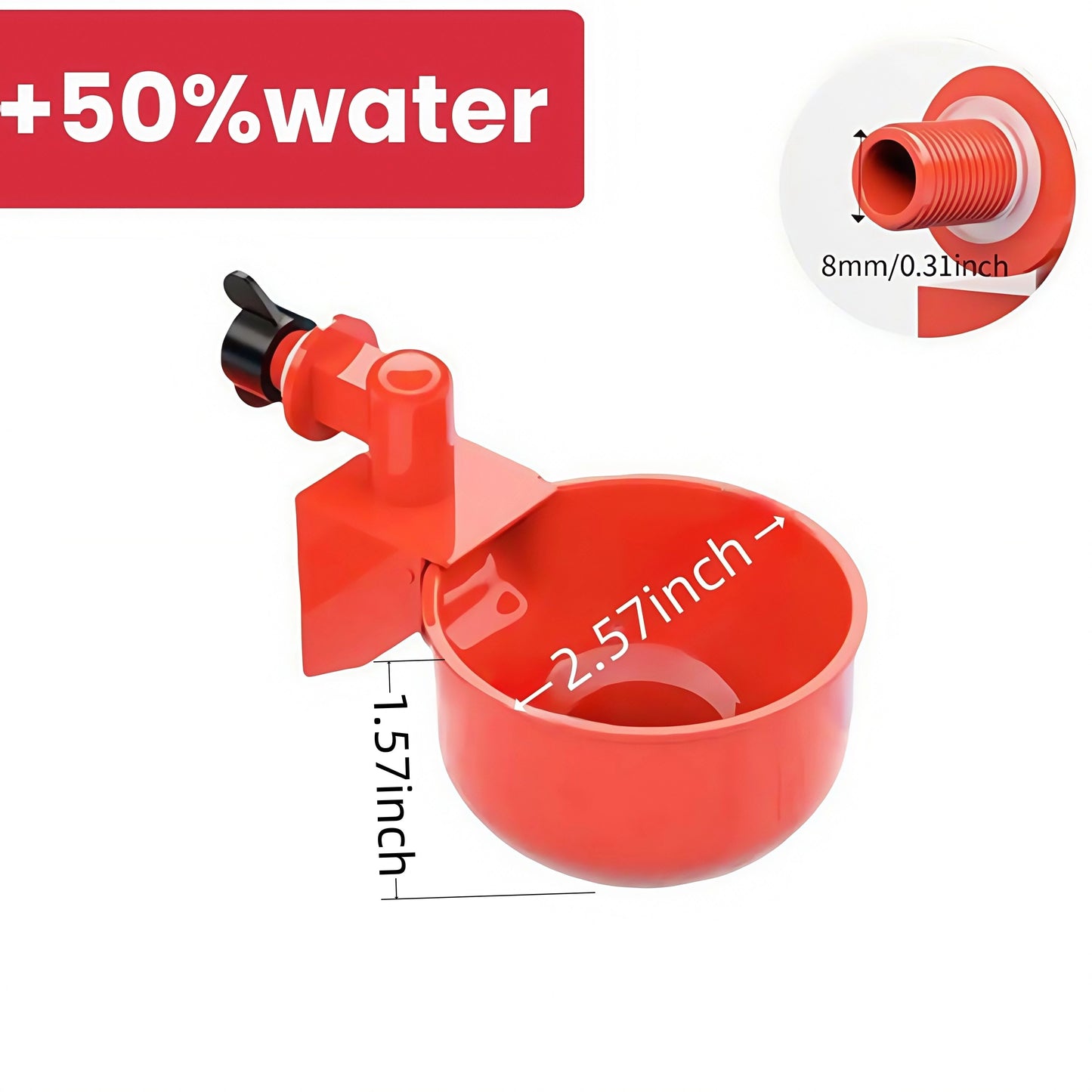 Automatic Poultry Drinking Cups  51020 Pcs Chicken Waterer Bowls For Hens Ducks And Small Birds 1