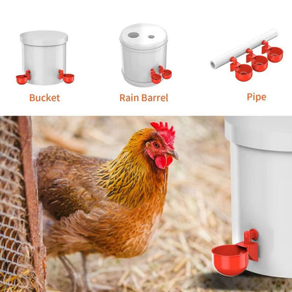 Automatic Poultry Drinking Cups  51020 Pcs Chicken Waterer Bowls For Hens Ducks And Small Birds 3