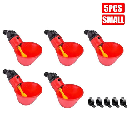Automatic Poultry Drinking Cups  51020 Pcs Chicken Waterer Bowls For Hens Ducks And Small Birds 6