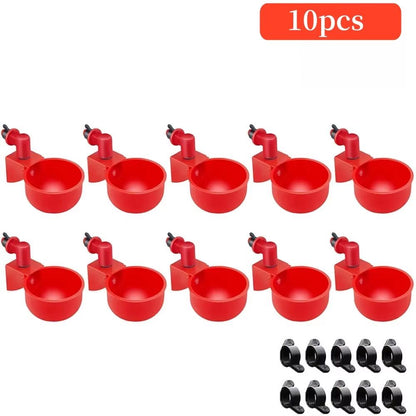 Automatic Poultry Drinking Cups  51020 Pcs Chicken Waterer Bowls For Hens Ducks And Small Birds 8