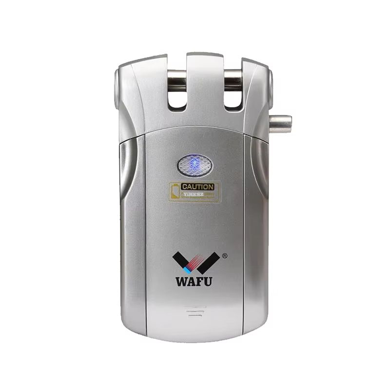 Wafu 019 Invisible Smart Door Lock  433MHz Remote Control Deadbolt With 5 ChromePlated Controllers 1