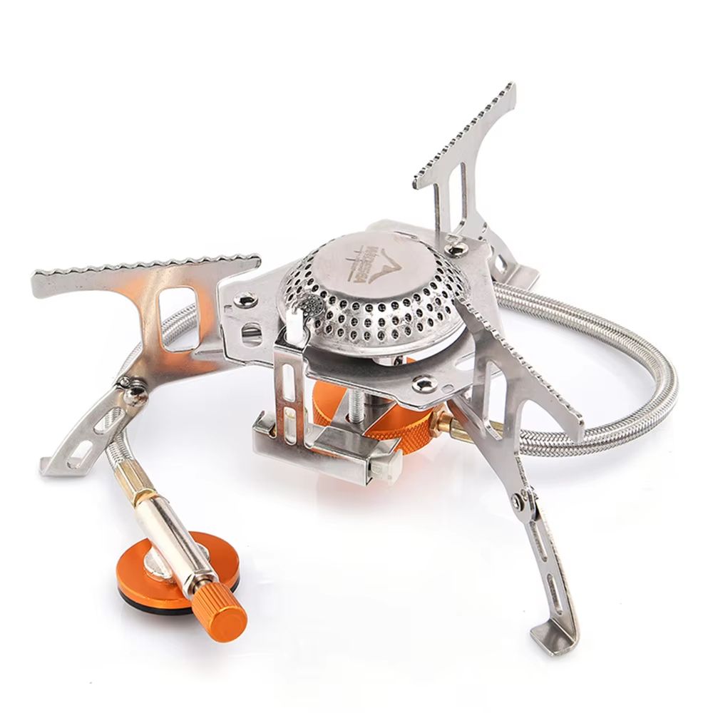 Widesea Outdoor Camping Gas Stove  Portable Strong Flame Burner For Hiking Survival And Picnic Cook 6