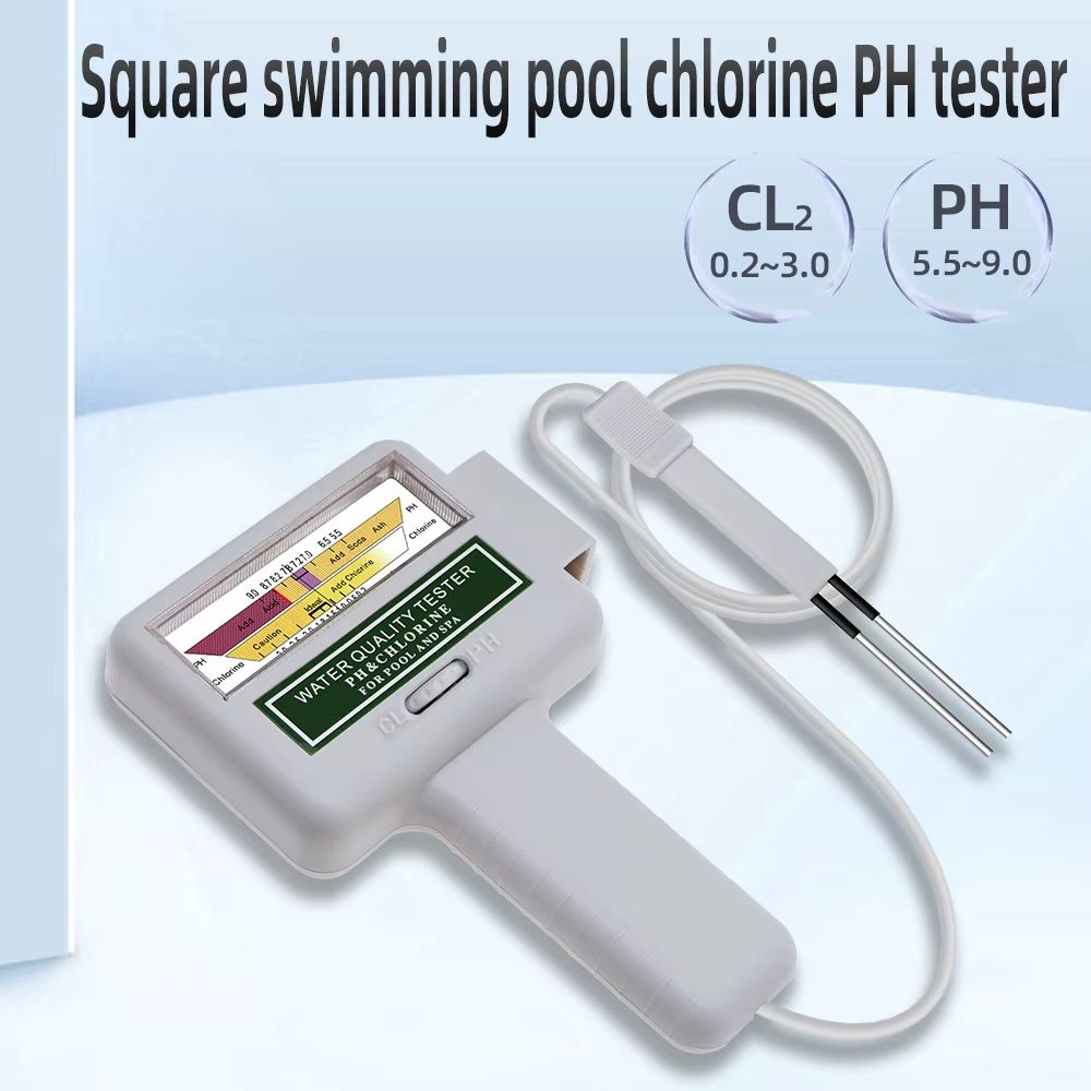 AquaCheck Pro 2-in-1 Digital pH and Chlorine Meter – Professional Water Quality Tester for Pools, Spas & Aquariums