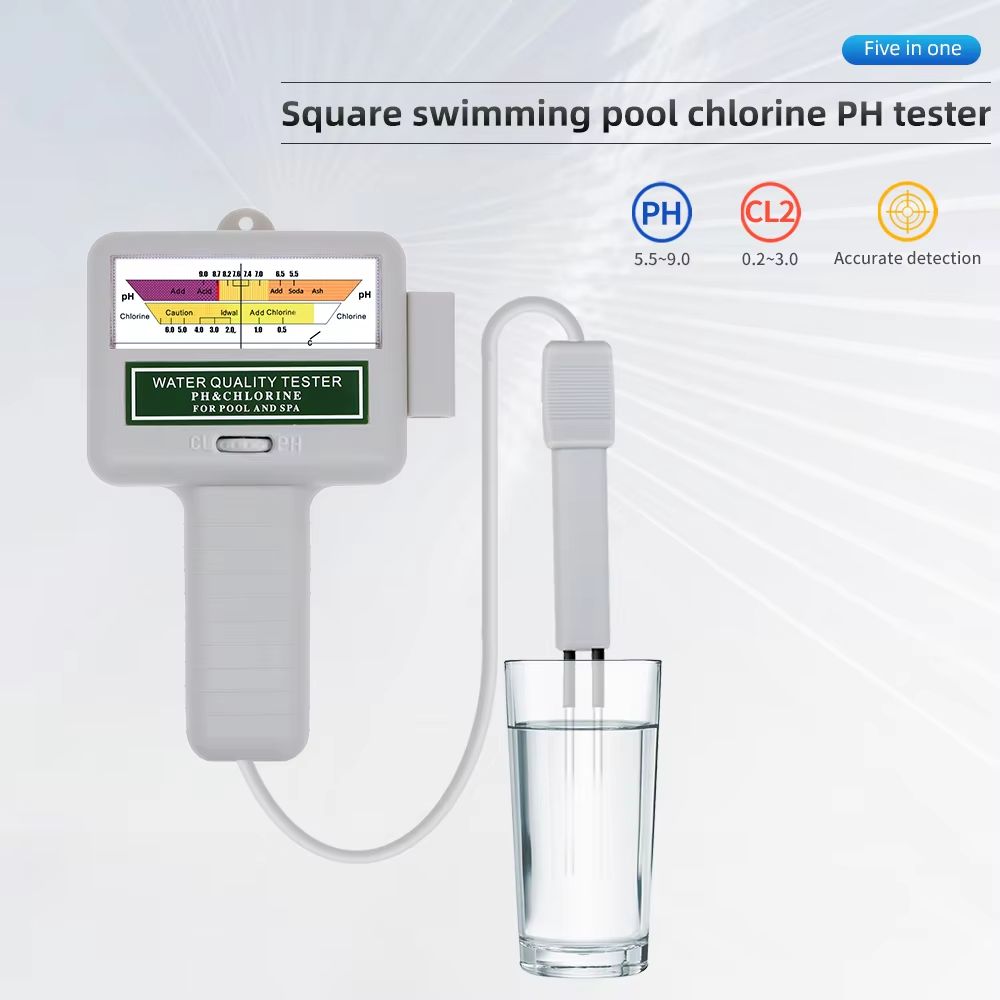 AquaCheck Pro 2in1 Digital PH And Chlorine Meter  Professional Water Quality Tester For Pools Spas  3