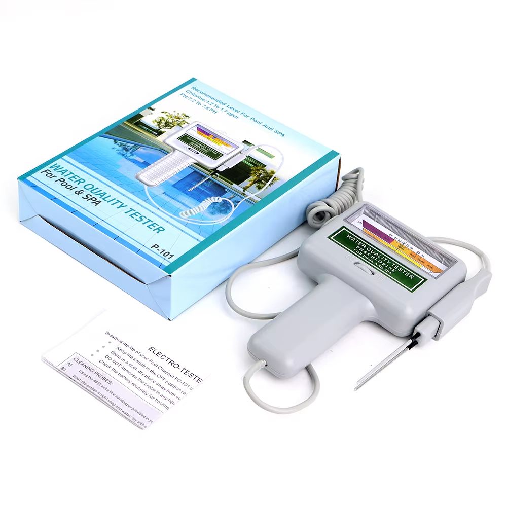AquaCheck Pro 2in1 Digital PH And Chlorine Meter  Professional Water Quality Tester For Pools Spas  5