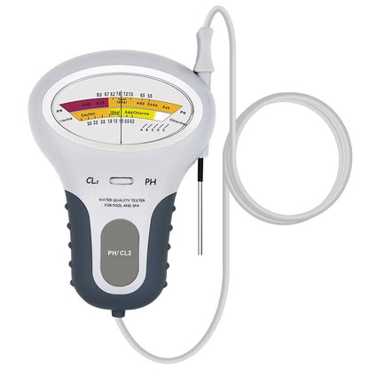 AquaCheck Pro 2in1 Digital PH And Chlorine Meter  Professional Water Quality Tester For Pools Spas  7