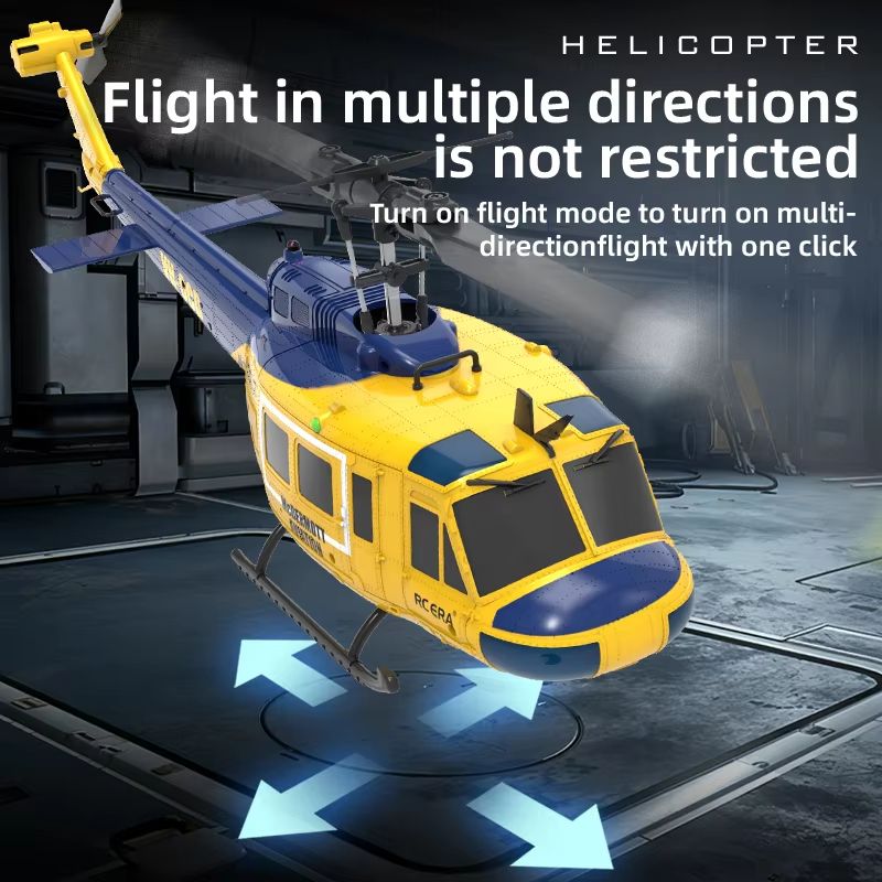 SkyMaster C032 RC Helicopter With Optical Flow  Altitude Hold  24G 6CH Brushless Remote Control Hel 3