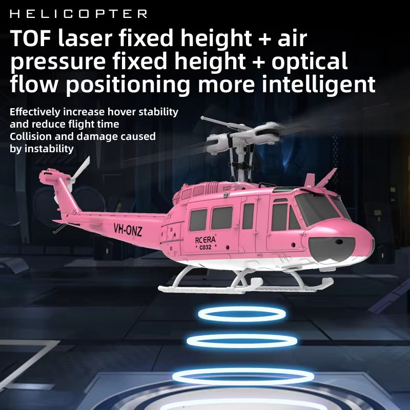 SkyMaster C032 RC Helicopter With Optical Flow  Altitude Hold  24G 6CH Brushless Remote Control Hel 4
