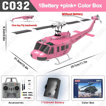 SkyMaster C032 RC Helicopter With Optical Flow  Altitude Hold  24G 6CH Brushless Remote Control Hel 6