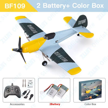 AeroAce BF109 RC Plane  Professional 24G EPP Foam Remote Control Airplane Glider Model For Kids  Ad 7