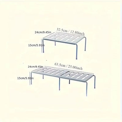 FlexiStack Adjustable MultiTier Shoe Rack Organizer  SpaceSaving Plastic Storage Shelf For Home Dor 1