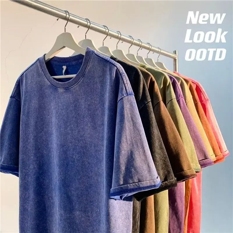 Retro Oversized Heavyweight Cotton T-Shirt
