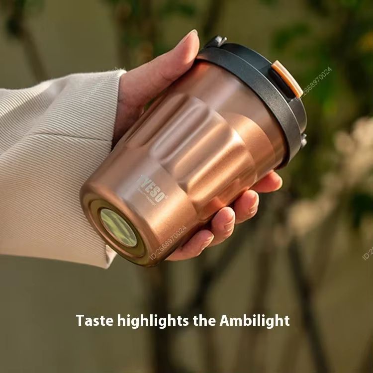 Tyeso Vintage Insulated Coffee Mug  Portable 304 Stainless Steel Travel Cup For Hot  Cold Drinks On 1