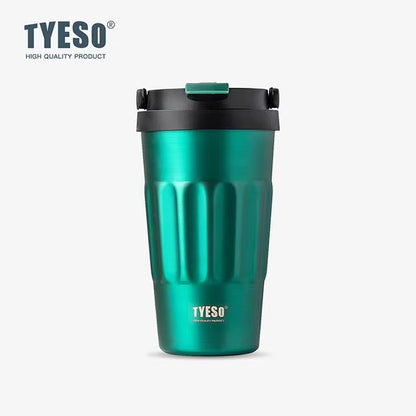 Tyeso Vintage Insulated Coffee Mug  Portable 304 Stainless Steel Travel Cup For Hot  Cold Drinks On 10