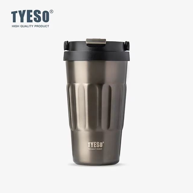 Tyeso Vintage Insulated Coffee Mug  Portable 304 Stainless Steel Travel Cup For Hot  Cold Drinks On 7